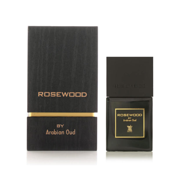 Rosewood perfume bottle with box.