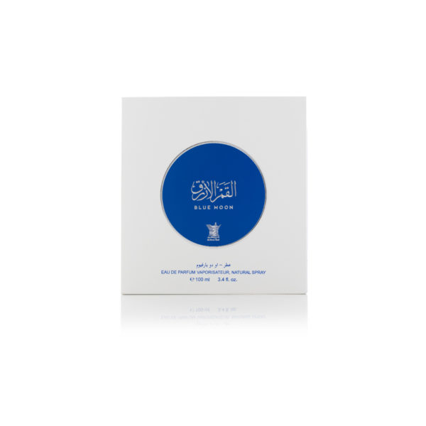 Blue Moon perfume box by Arabian Oud