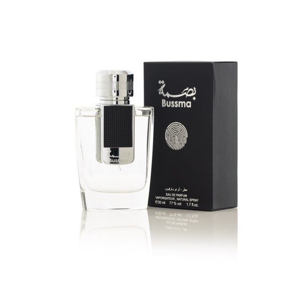 Bussma perfume bottle with box 50 ml front view