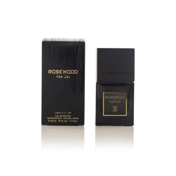 Rosewood perfume bottle with box 50 ml